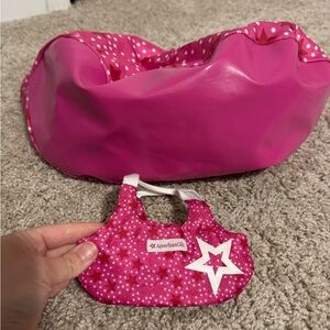American Girl Pink Star Doll Bag Set